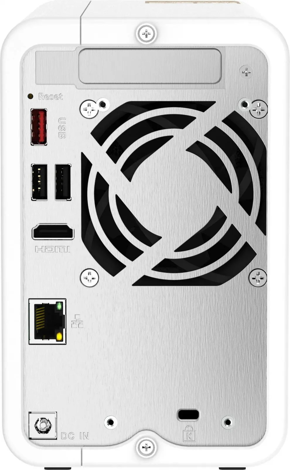 Сетевое хранилище NAS Qnap Original TS-262-4G 2-bay настольный Celeron N4505, белый - фото 4