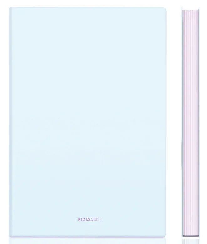 Блокнот Deli EN140LBLUE A5 210х143мм искусст. кожа 96л линейка мягкая обложка голубой - фото 7