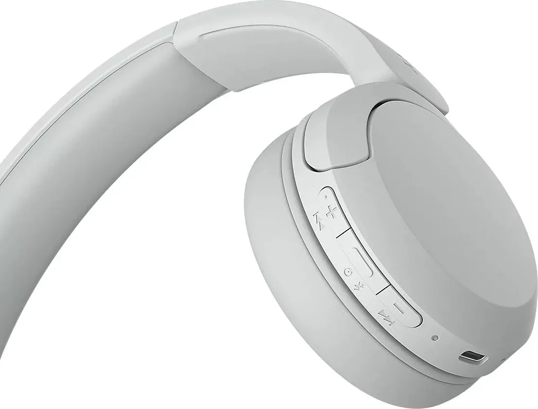 Гарнитура накладные Sony WH-CH520 белый беспроводные bluetooth оголовье WH-CH520/W - фото 4
