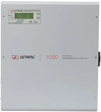 Источник бесперебойного питания Штиль SW1000SL 900Вт 1000ВА серый - фото 7