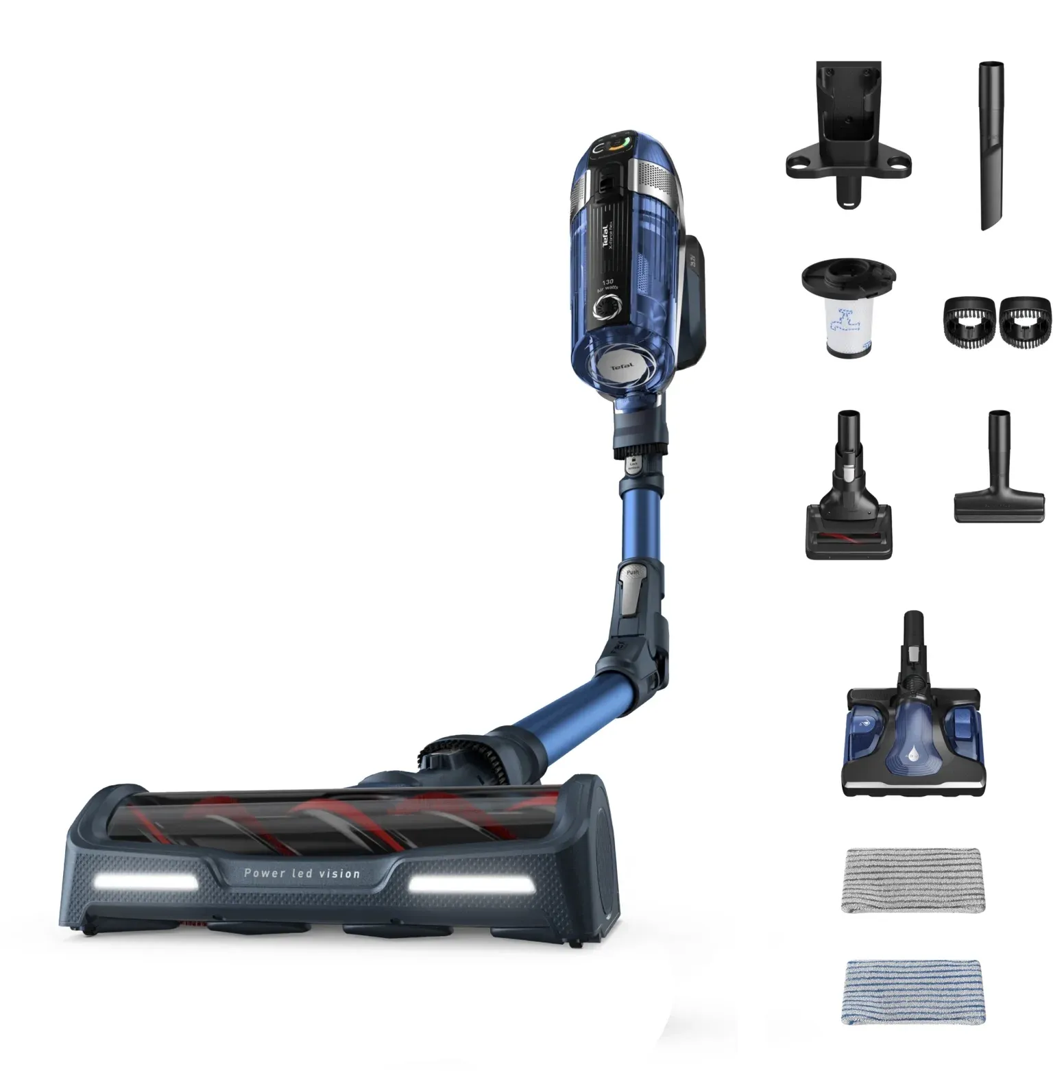 Пылесос ручной Tefal X-Force Flex 11.60 Aqua TY9890WO синий/серый - фото 8