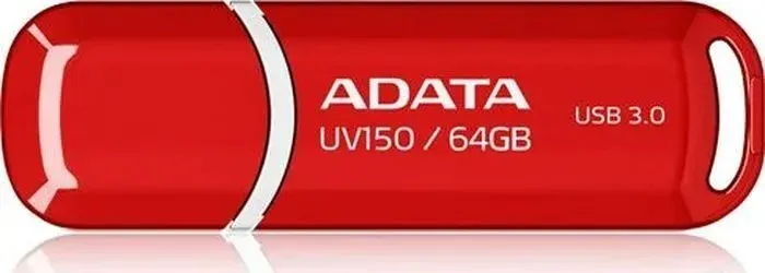 Флеш Диск A-Data 64Gb DashDrive UV150 AUV150-64G-RRD USB3.0 красный, 64 ГБ - фото 2