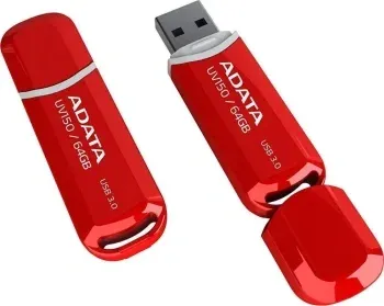 Флеш Диск A-Data 64Gb DashDrive UV150 AUV150-64G-RRD USB3.0 красный, 64 ГБ - фото 5