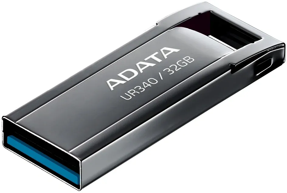 Флеш Диск A-Data 32Gb UR340 AROY-UR340-32GBK USB3.2 черный, 32 ГБ - фото 2