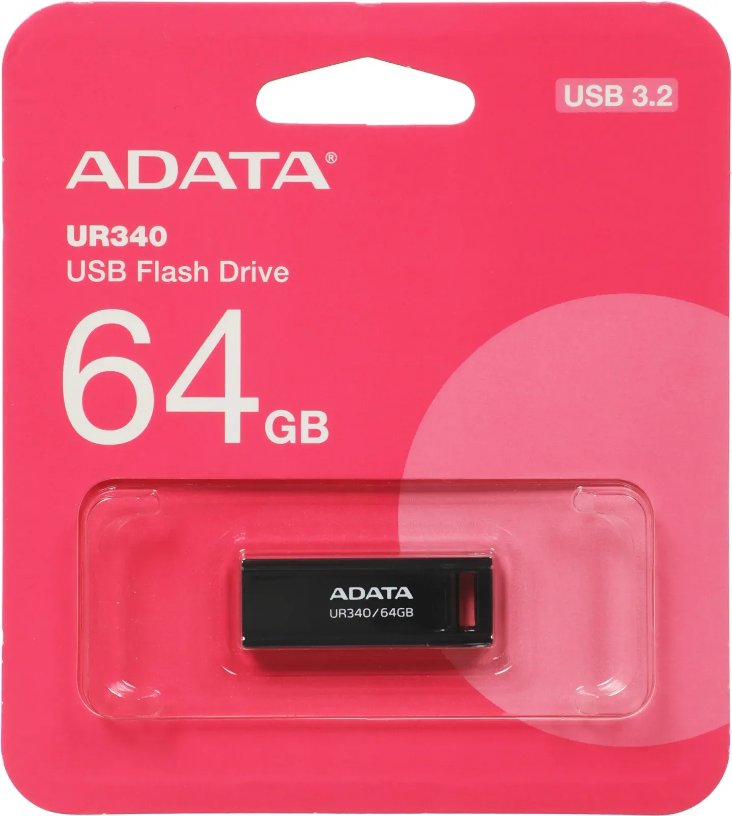 Флеш Диск A-Data 64Gb UR340 AROY-UR340-64GBK USB3.2 черный, 64 ГБ - фото 5