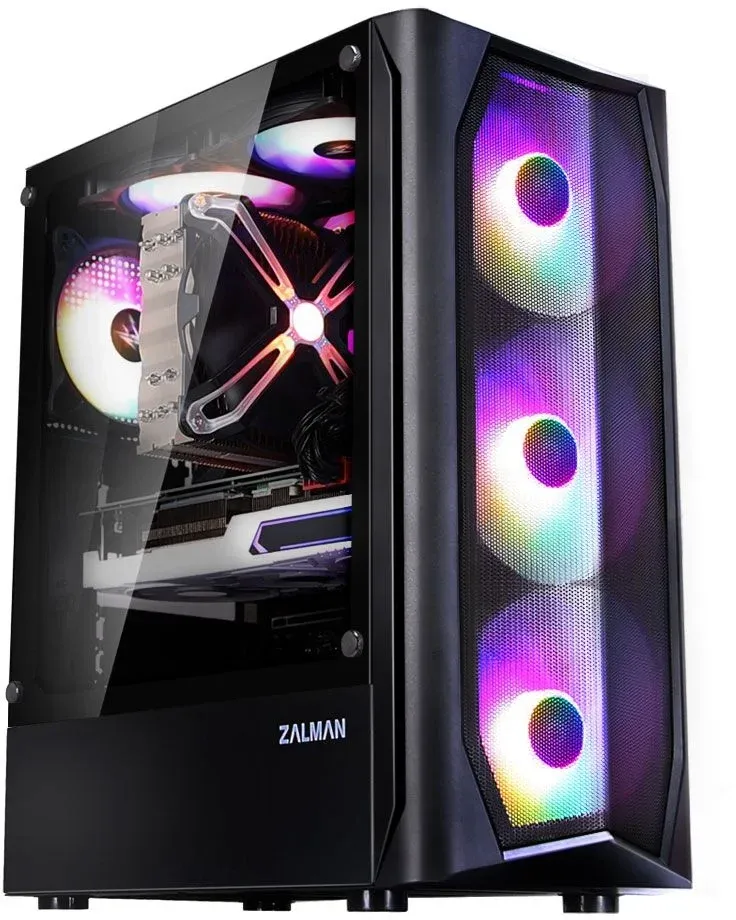 Корпус Zalman N4 REV.1 черный без БП ATX 5x120mm 2x180mm 2xUSB2.0 1xUSB3.0 audio bott PSU - фото 1