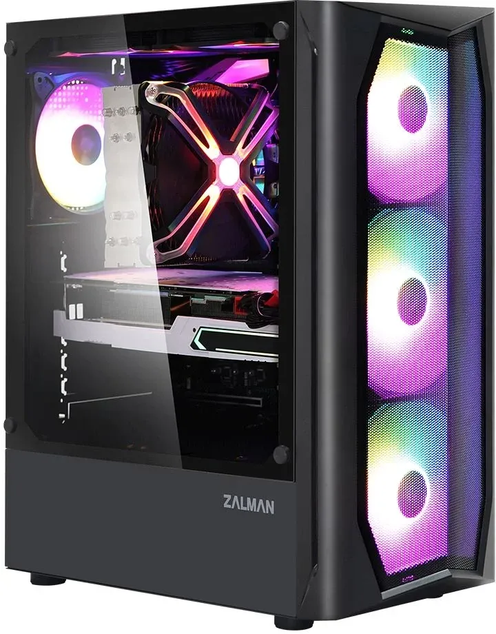 Корпус Zalman N4 REV.1 черный без БП ATX 5x120mm 2x180mm 2xUSB2.0 1xUSB3.0 audio bott PSU - фото 4