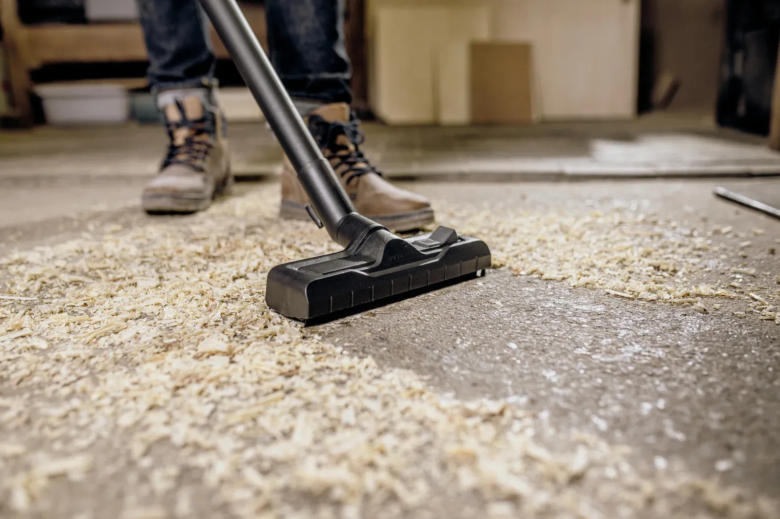 Строительный пылесос Karcher WD 5 P S V-25/5/22 1100Вт уборка: сухая/сбор воды/выдув желтый - фото 3