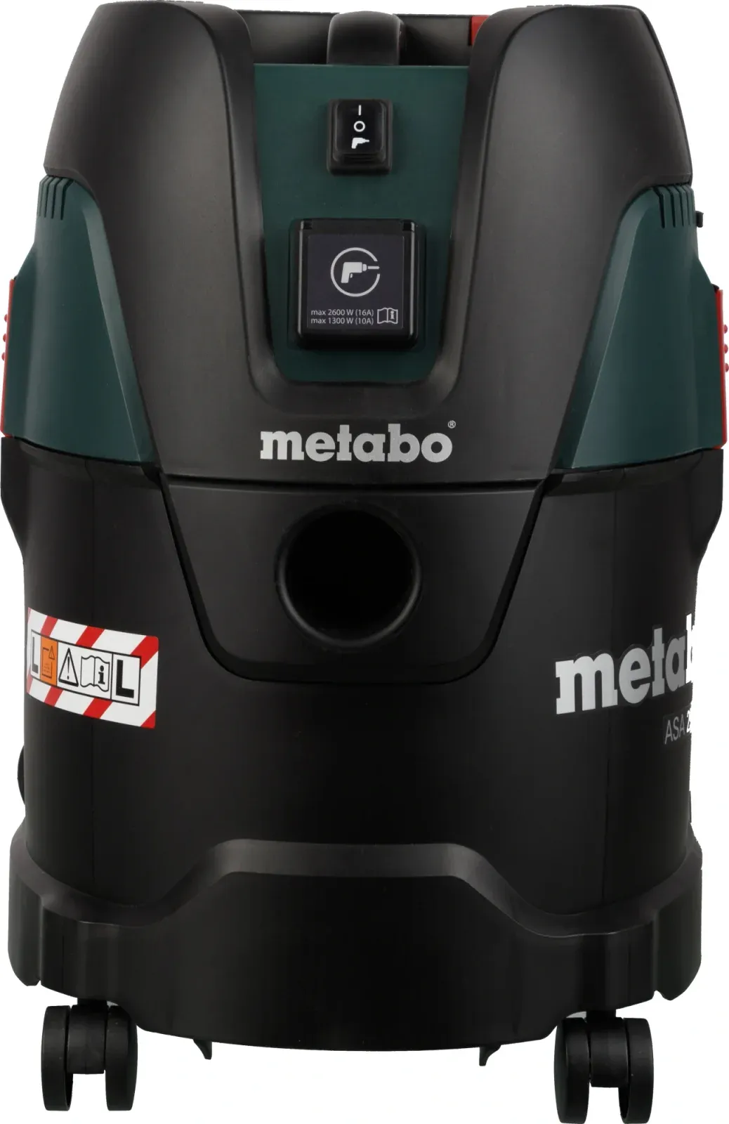 Строительный пылесос Metabo ASA 25 L PC 1250Вт уборка: сухая/влажная/выдув зеленый - фото 2