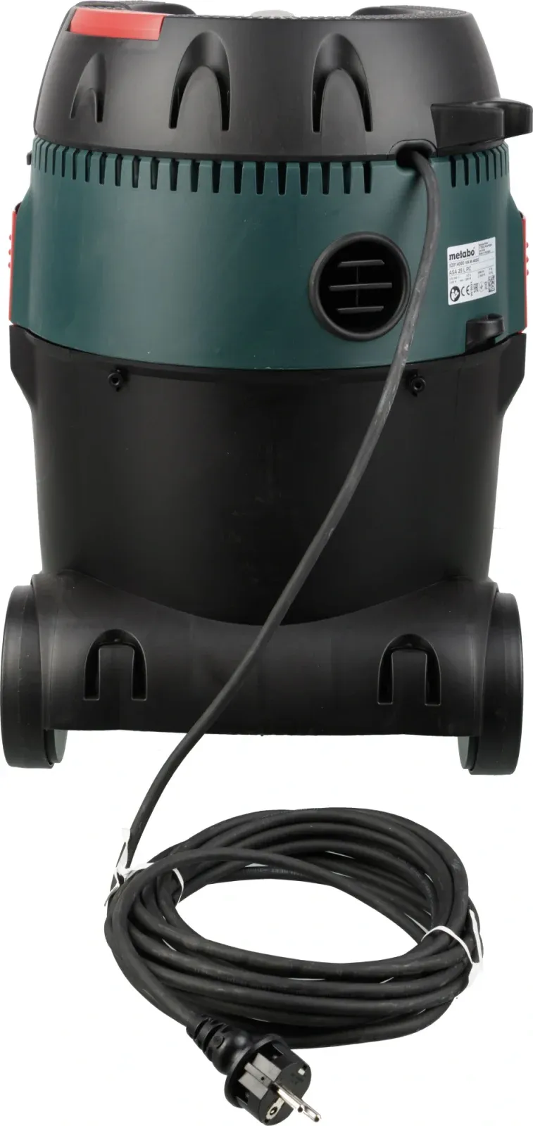 Строительный пылесос Metabo ASA 25 L PC 1250Вт уборка: сухая/влажная/выдув зеленый - фото 4