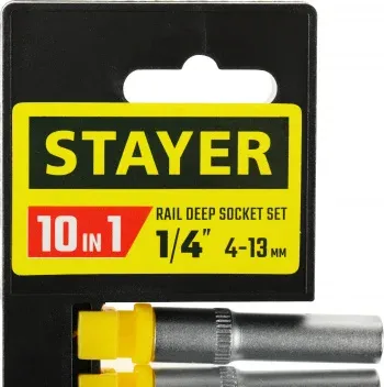 Набор торцевых головок Stayer 27759-H10 в комплекте 10 предметов - фото 8