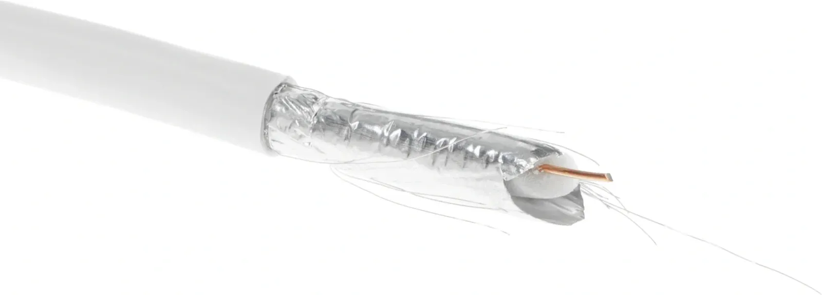 Кабель Premier ConnectAV RG-6/U CCS WT 50м. белый 21-321 50 - фото 3
