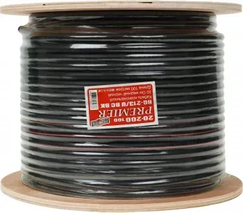 Кабель Premier RG-213/U BC BK 100м. черный 20-200 100 - фото 7
