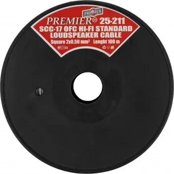 Кабель акустический Premier SCC-17 BC 100м. прозрачный 25-211 100 - фото 6