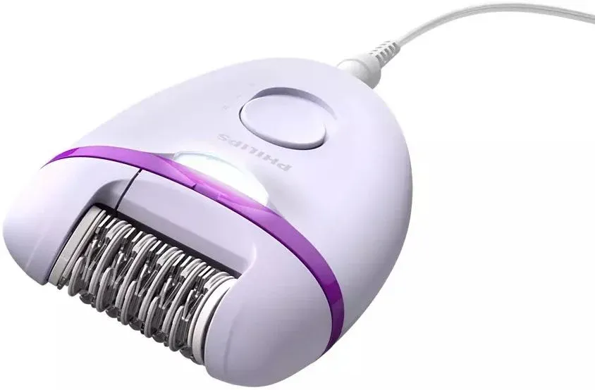 Эпилятор Philips BRE275/00 скор.:2 насад.:3 от электр.сети сиреневый/фиолетовый - фото 2