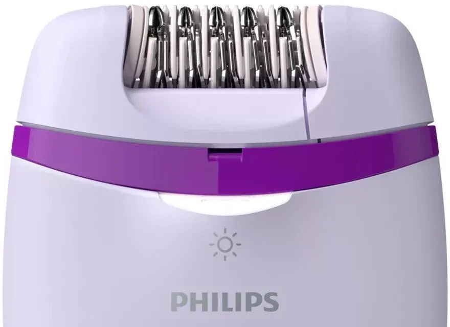 Эпилятор Philips BRE275/00 скор.:2 насад.:3 от электр.сети сиреневый/фиолетовый - фото 4