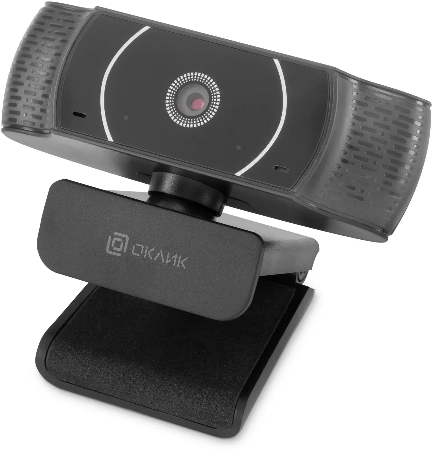 Камера Web Оклик OK-C016HD черный 1Mpix 1280x720 USB2.0 с микрофоном - фото 2