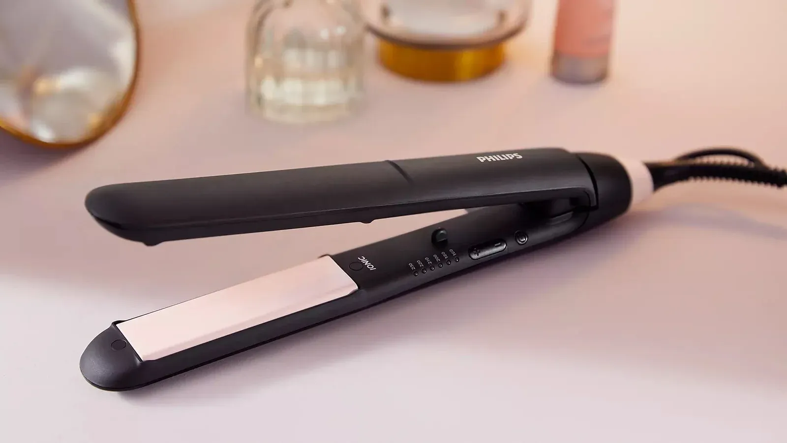 Выпрямитель Philips BHS378/00 черный/розовый макс.темп.:230С покрытие:керамико-кератиновое - фото 7