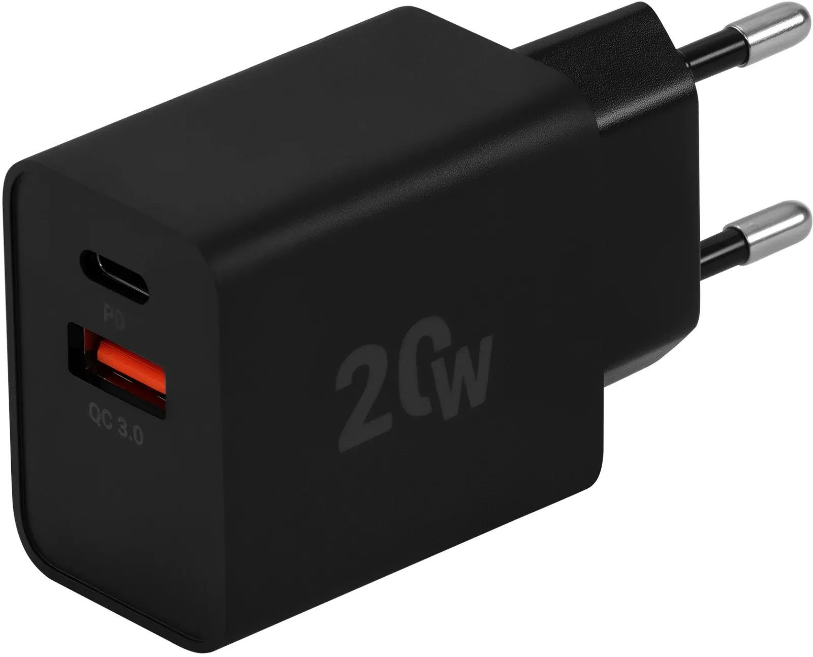 Сетевое зар./устр. Digma DGW2D 20W 3A+1A PD+QC USB-C/USB-A универсальное черный DGW2D0F110BK - фото 5