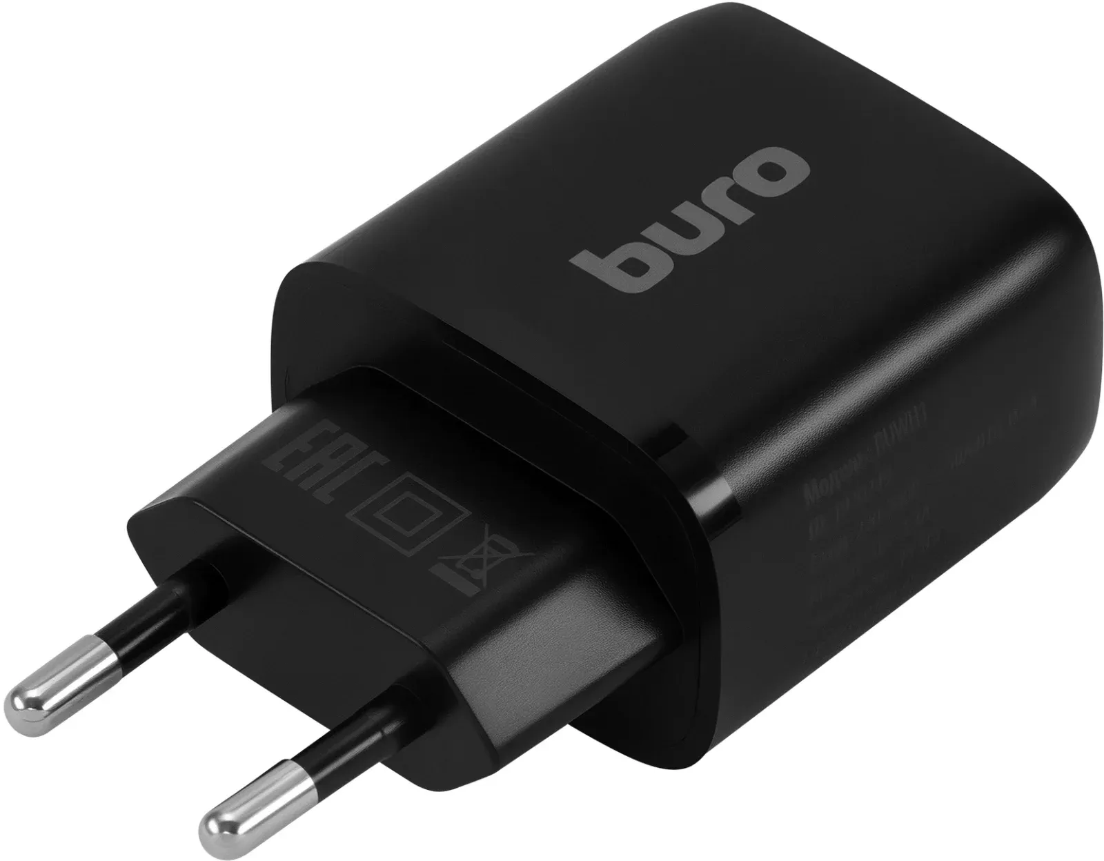 Сетевое зар./устр. Buro BUWH1 15.5W 3.1A 2xUSB универсальное черный BUWH15S200BK - фото 8
