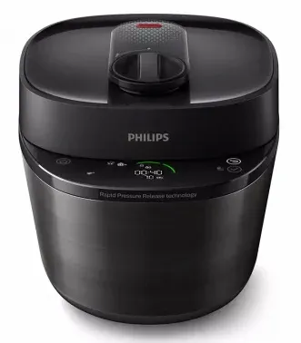 Мультиварка-скороварка Philips HD2151/40 5л 1000Вт черный - фото 7