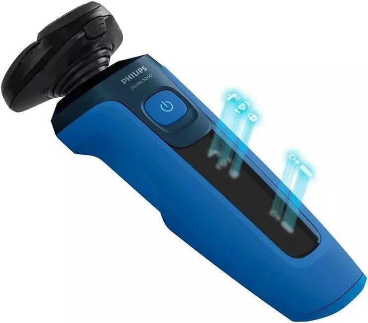 Бритвы электрические PHILIPS S5466/17 синий - фото 4