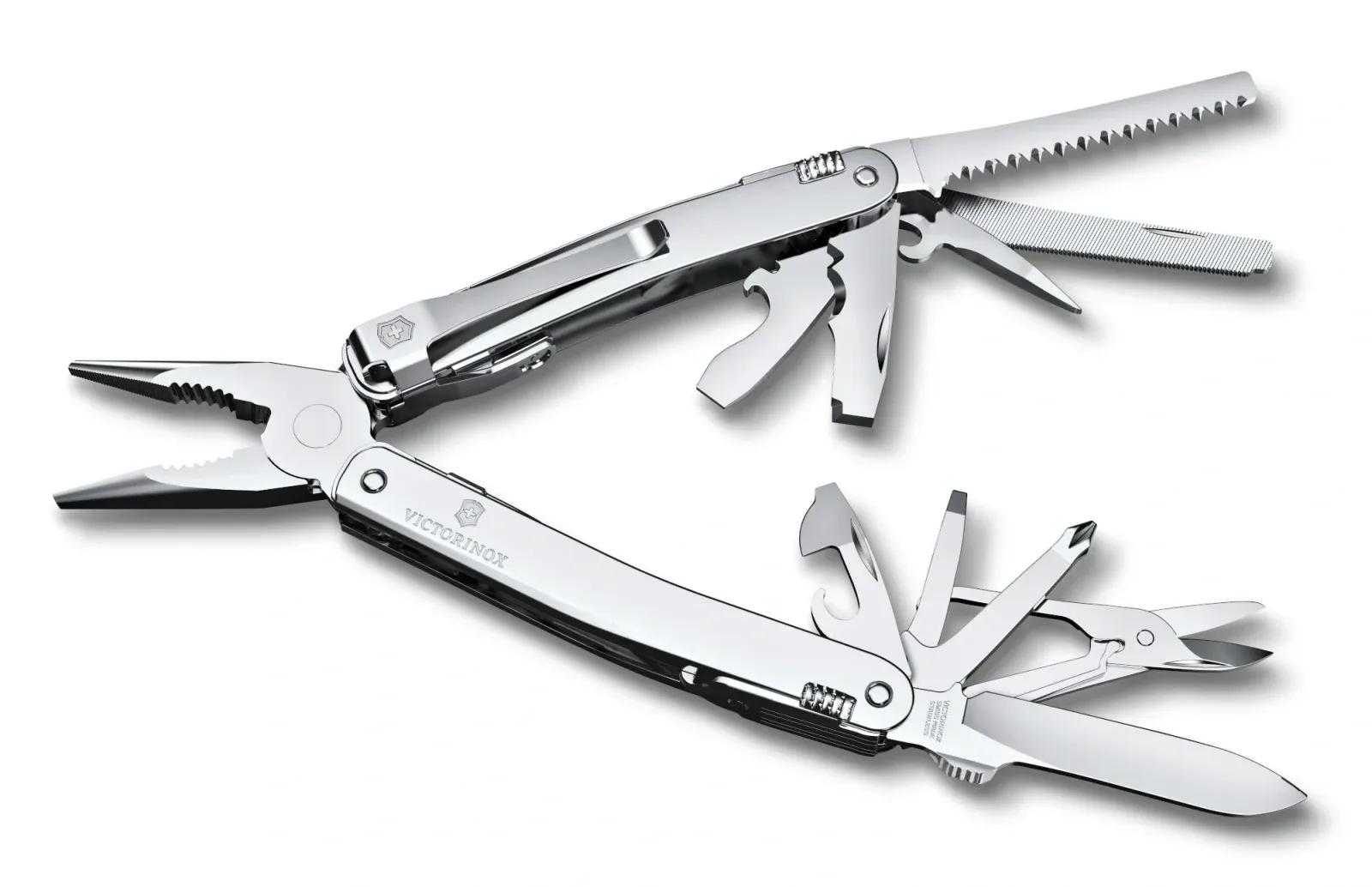 Мультитул Victorinox SwissTool Spirit MX Clip 3.0224.MKB1 105мм 24функц. серебристый блистер - фото 2