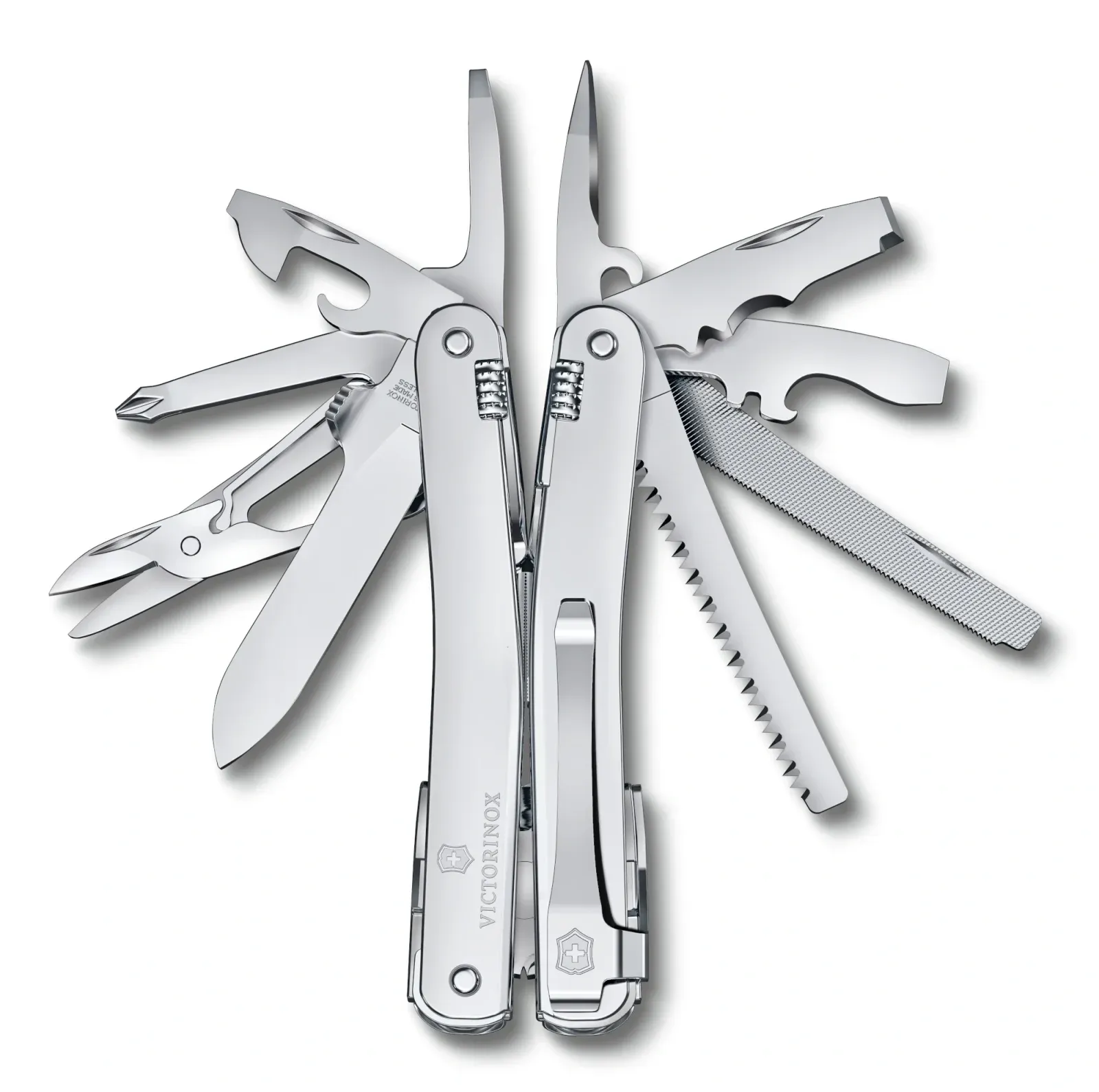Мультитул Victorinox SwissTool Spirit MX Clip 3.0224.MKB1 105мм 24функц. серебристый блистер - фото 3