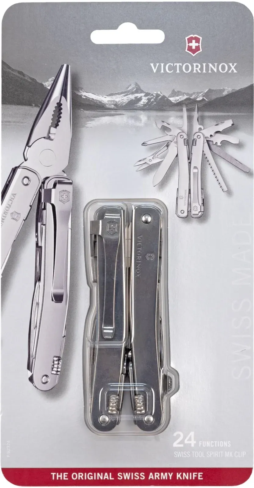 Мультитул Victorinox SwissTool Spirit MX Clip 3.0224.MKB1 105мм 24функц. серебристый блистер - фото 6