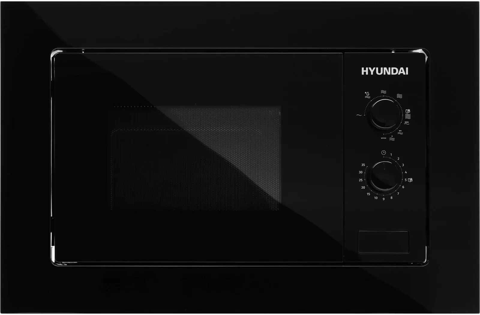 Микроволновая печь Hyundai HBW 2030 BG 20л. 800Вт черный встраиваемая, 20 л - фото 3