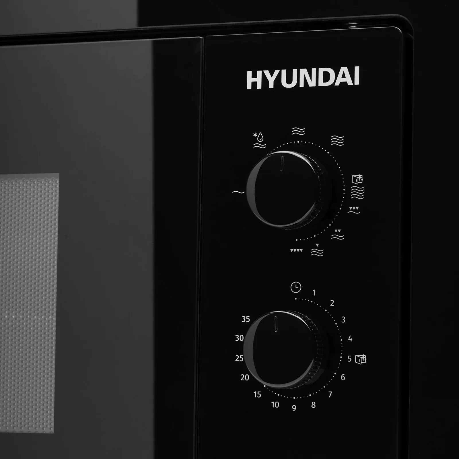 Микроволновая печь Hyundai HBW 2030 BG 20л. 800Вт черный встраиваемая, 20 л - фото 8