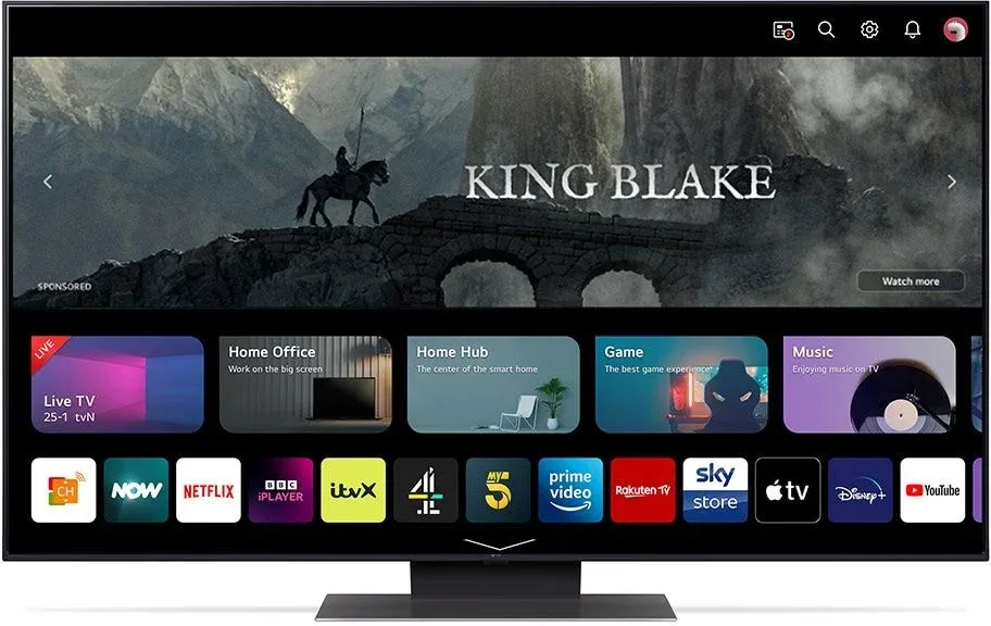 Телевизор LED LG 55 55UR91006LA.ARUB черный 4K Ultra HD 50Hz DVB-T DVB-T2 DVB-C DVB-S DVB-S2 USB WiFi Smart TV - фото 3
