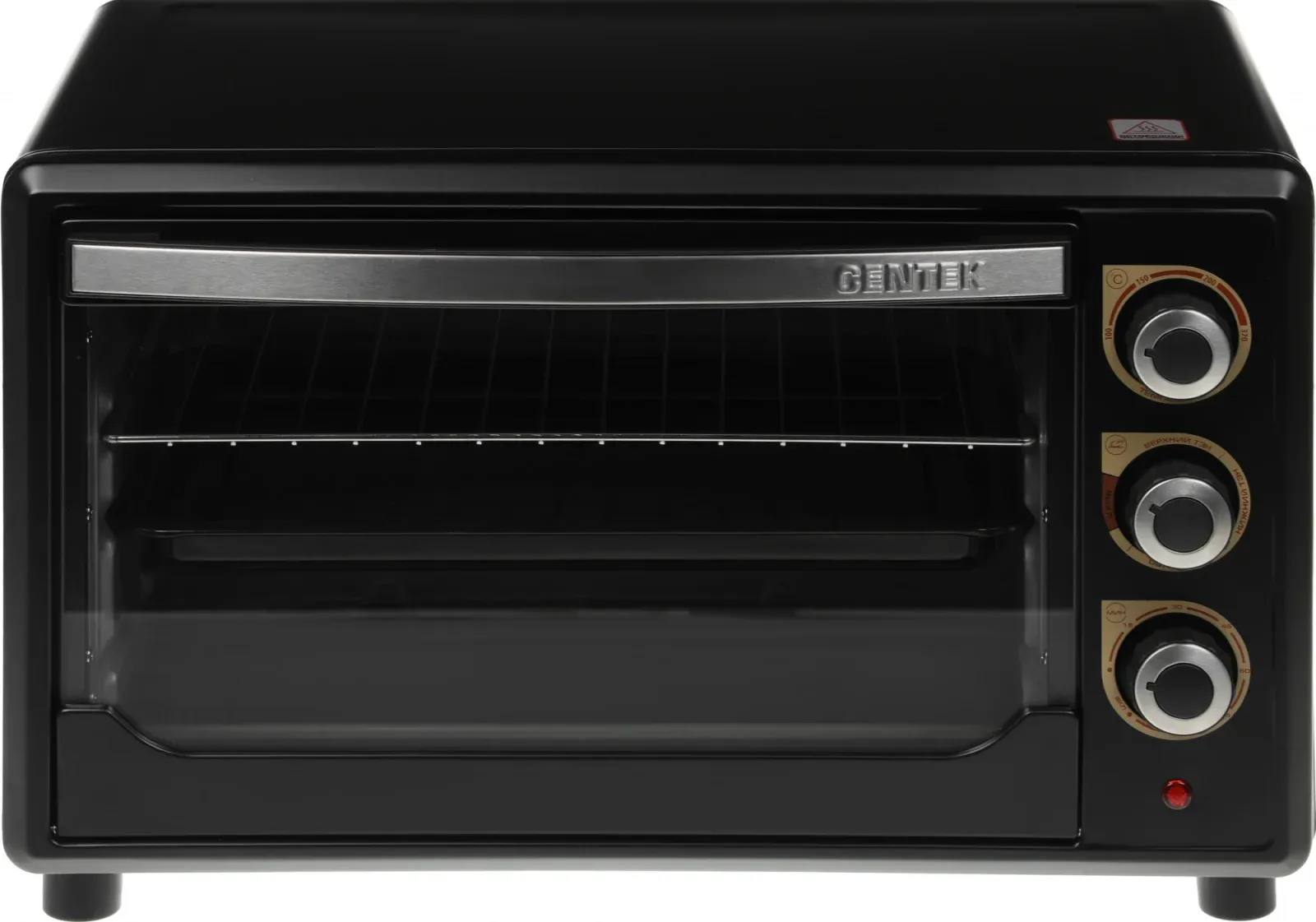 Мини-печь Centek CT-1530-36 36л. 1600Вт черный, 36 л - фото 1