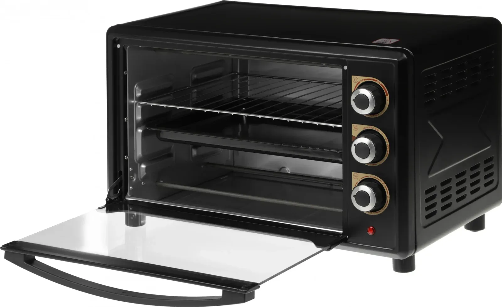 Мини-печь Centek CT-1530-36 36л. 1600Вт черный, 36 л - фото 3