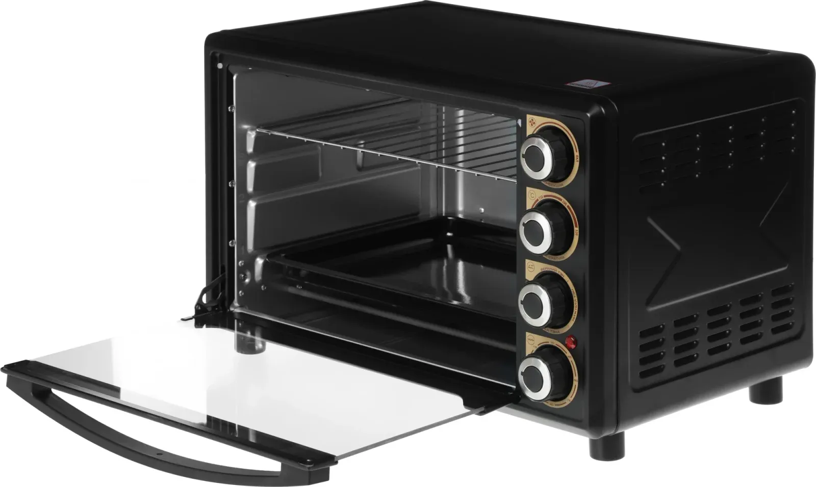 Мини-печь Centek CT-1530-36 36л. 1600Вт черный, 36 л - фото 4