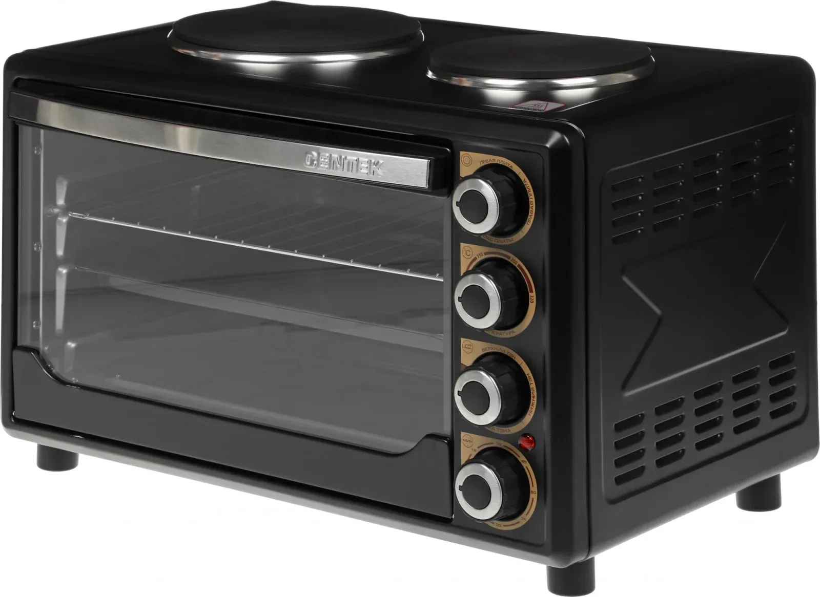 Мини-печь Centek CT-1530-36 36л. 1600Вт черный, 36 л - фото 3