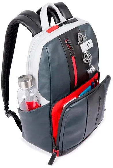Рюкзак Piquadro Urban CA3214UB00/GRN серый/черный натур.кожа, 17 л - фото 3