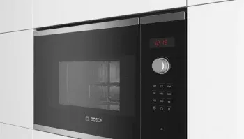 Микроволновая печь Bosch BFL523MS0 20л. 800Вт нержавеющая сталь/черный встраиваемая, 20 л - фото 6