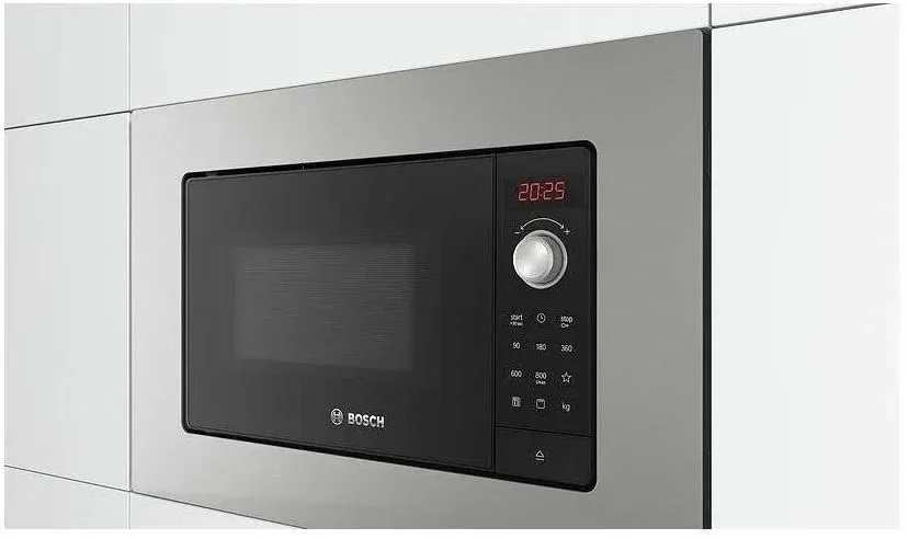 Микроволновая печь Bosch BFL623MS3 20л. 800Вт черный/серебристый встраиваемая, 20 л - фото 2