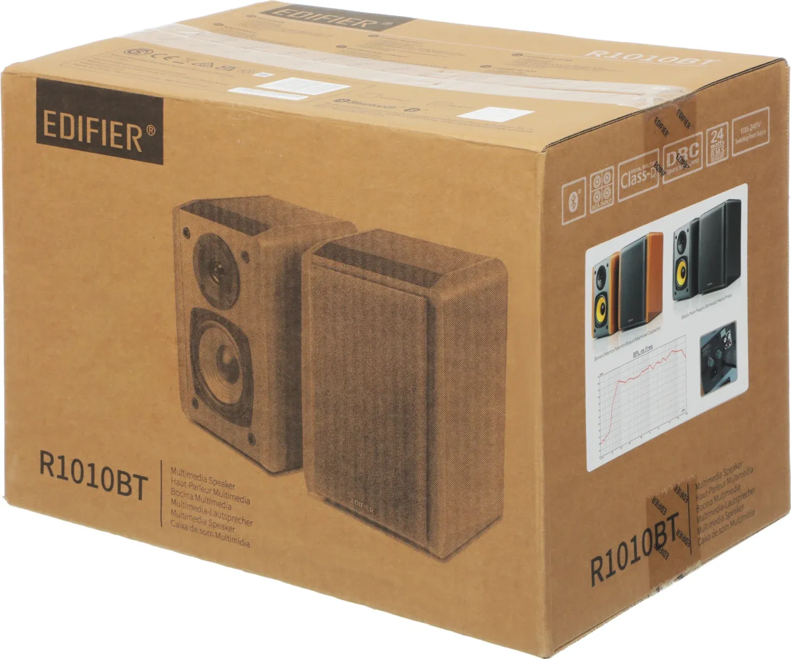 Колонки Edifier R1010BT 2.0 черный/черный 24Вт BT - фото 8