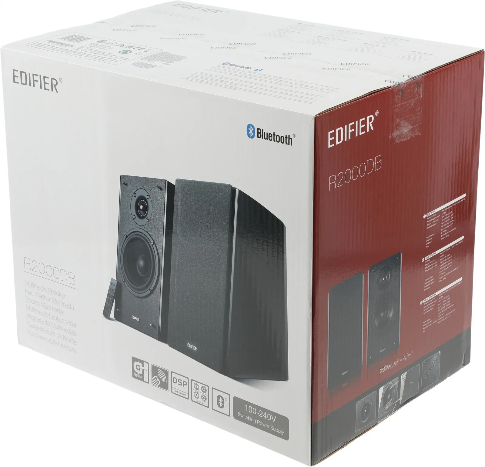 Колонки Edifier R2000DB 2.0 черный/черный 120Вт BT - фото 6