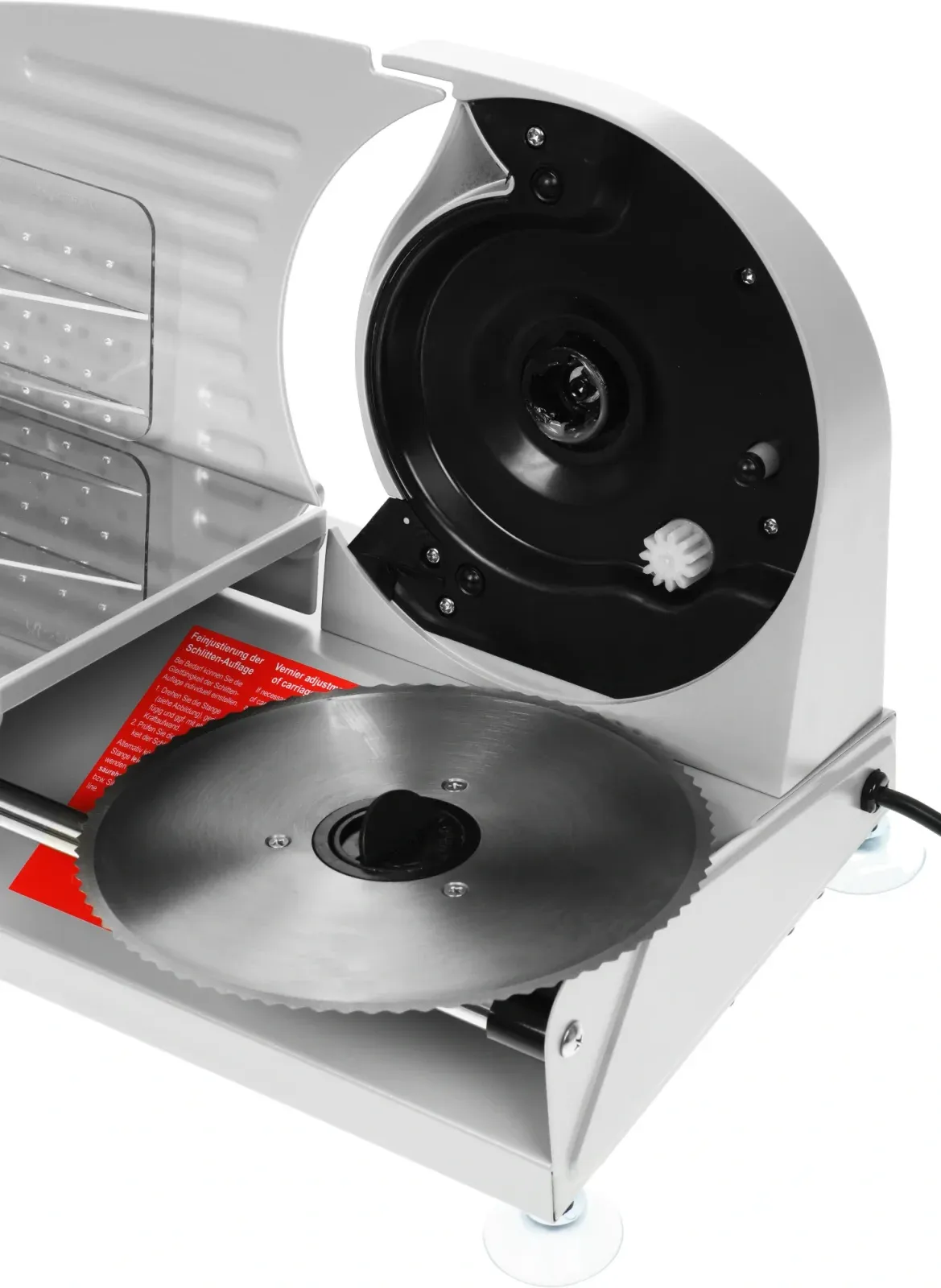 Ломтерезка Clatronic MA 3585 silber 150Вт нарезка до 15мм серебристый - фото 5