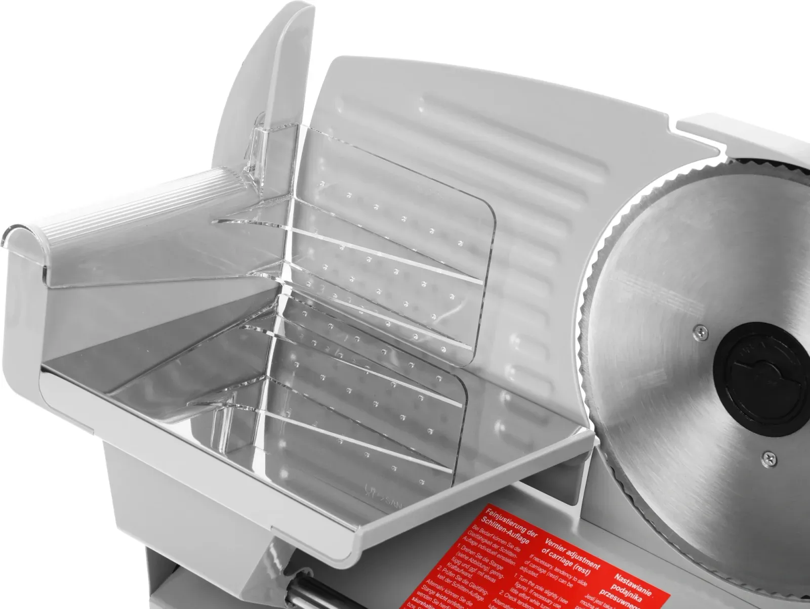Ломтерезка Clatronic MA 3585 silber 150Вт нарезка до 15мм серебристый - фото 7