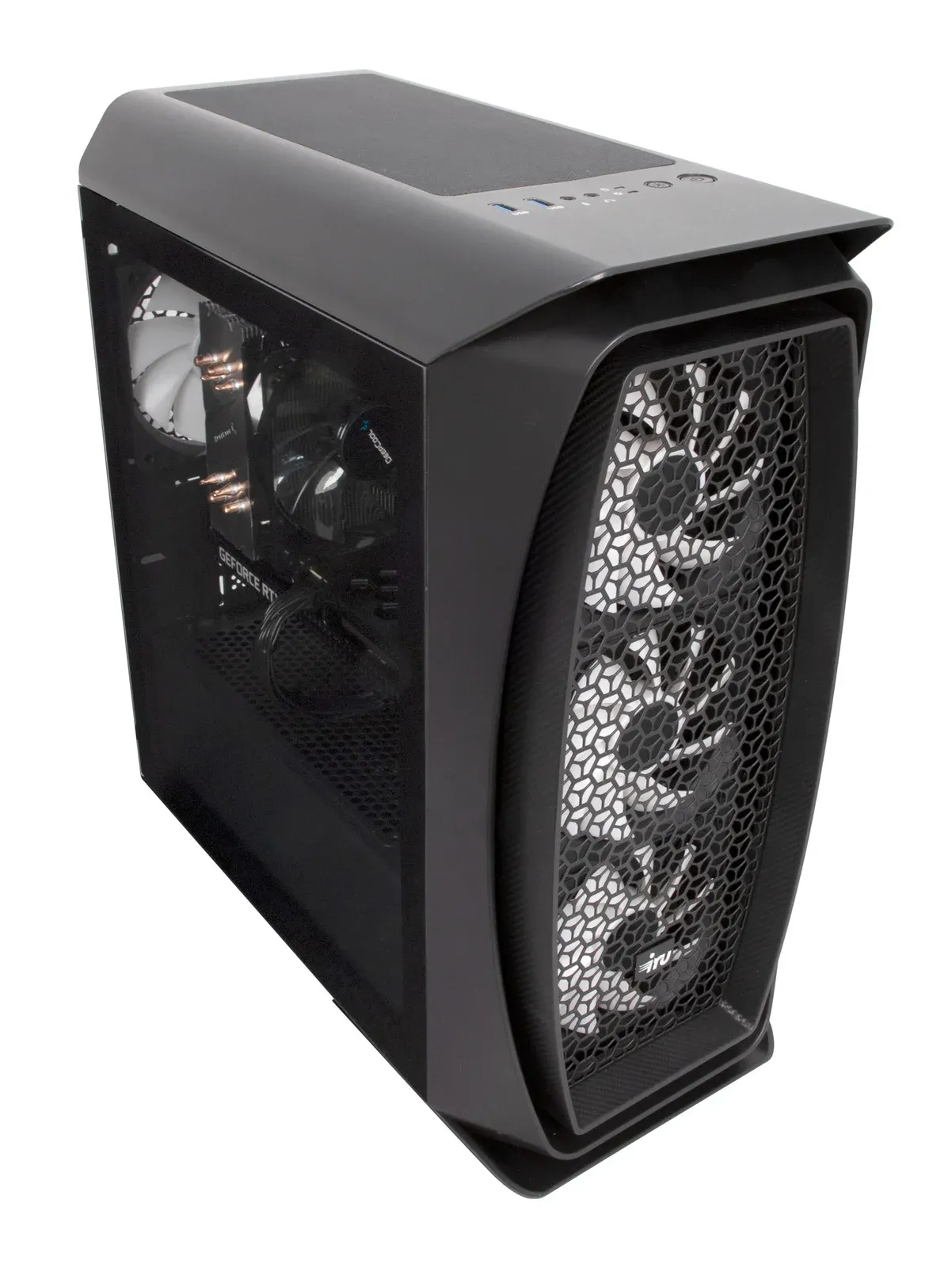 ПК IRU Game 520B5GMA MT Ryzen 5 5600X 3.7 16Gb SSD512Gb RTX3050 8Gb FreeDOS GbitEth 650W черный RUS 1926551 - фото 4