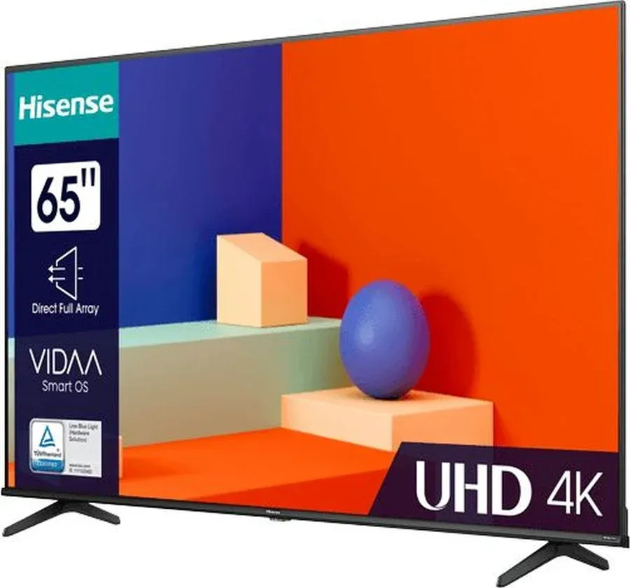 Телевизор LED Hisense 65 65A6K черный 4K Ultra HD 60Hz DVB-T DVB-T2 DVB-C DVB-S DVB-S2 USB WiFi Smart TV - фото 2