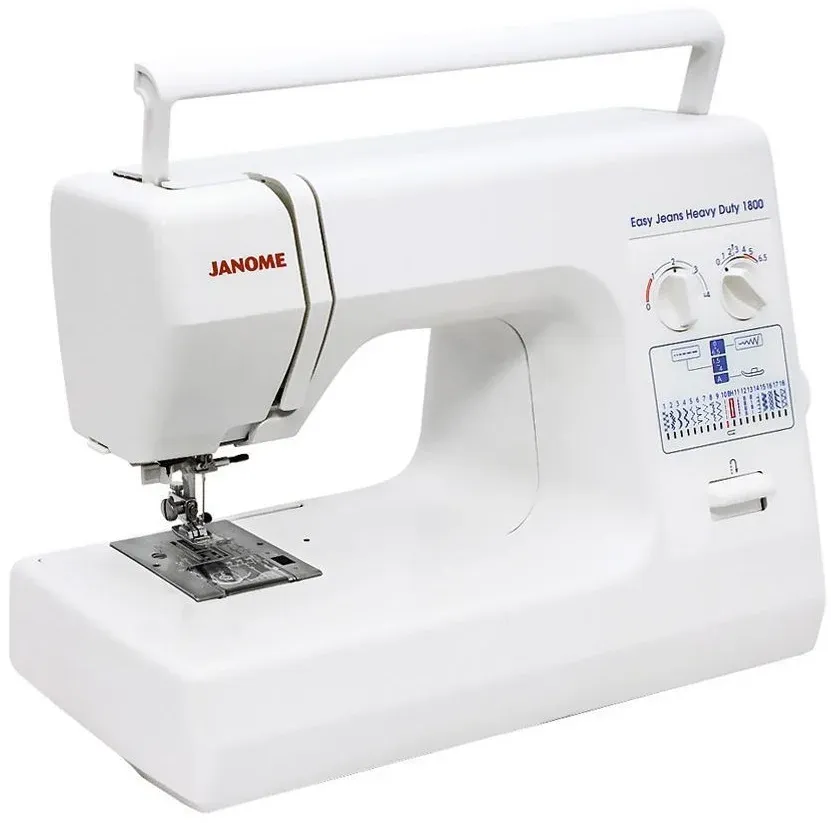 Швейная машина Janome Easy Jeans Heavy Duty 1800 белый - фото 1