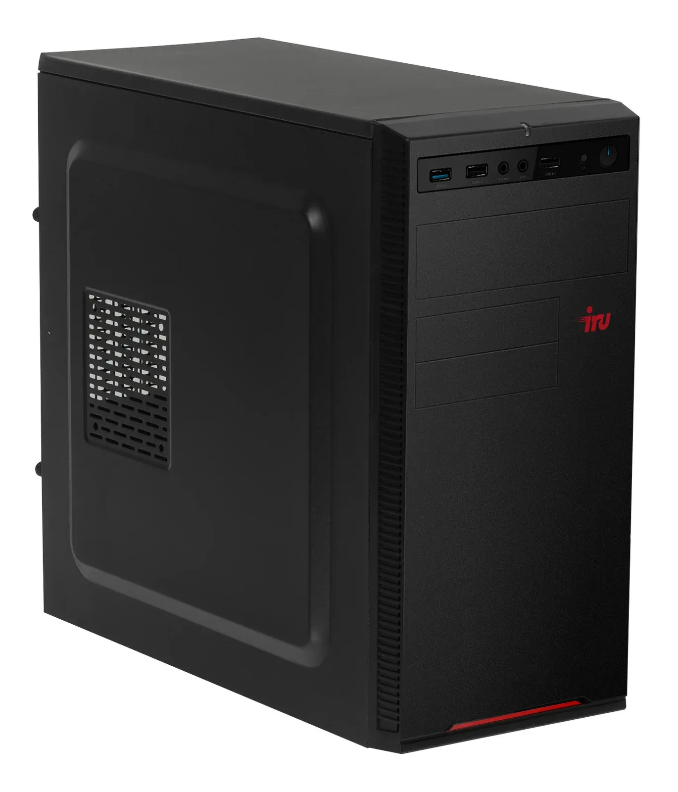 ПК IRU Home 310H5SE MT i3 10105 3.7 8Gb SSD240Gb UHDG 630 Windows 11 Pro 64 GbitEth 400W черный RUS 1927119 - фото 2