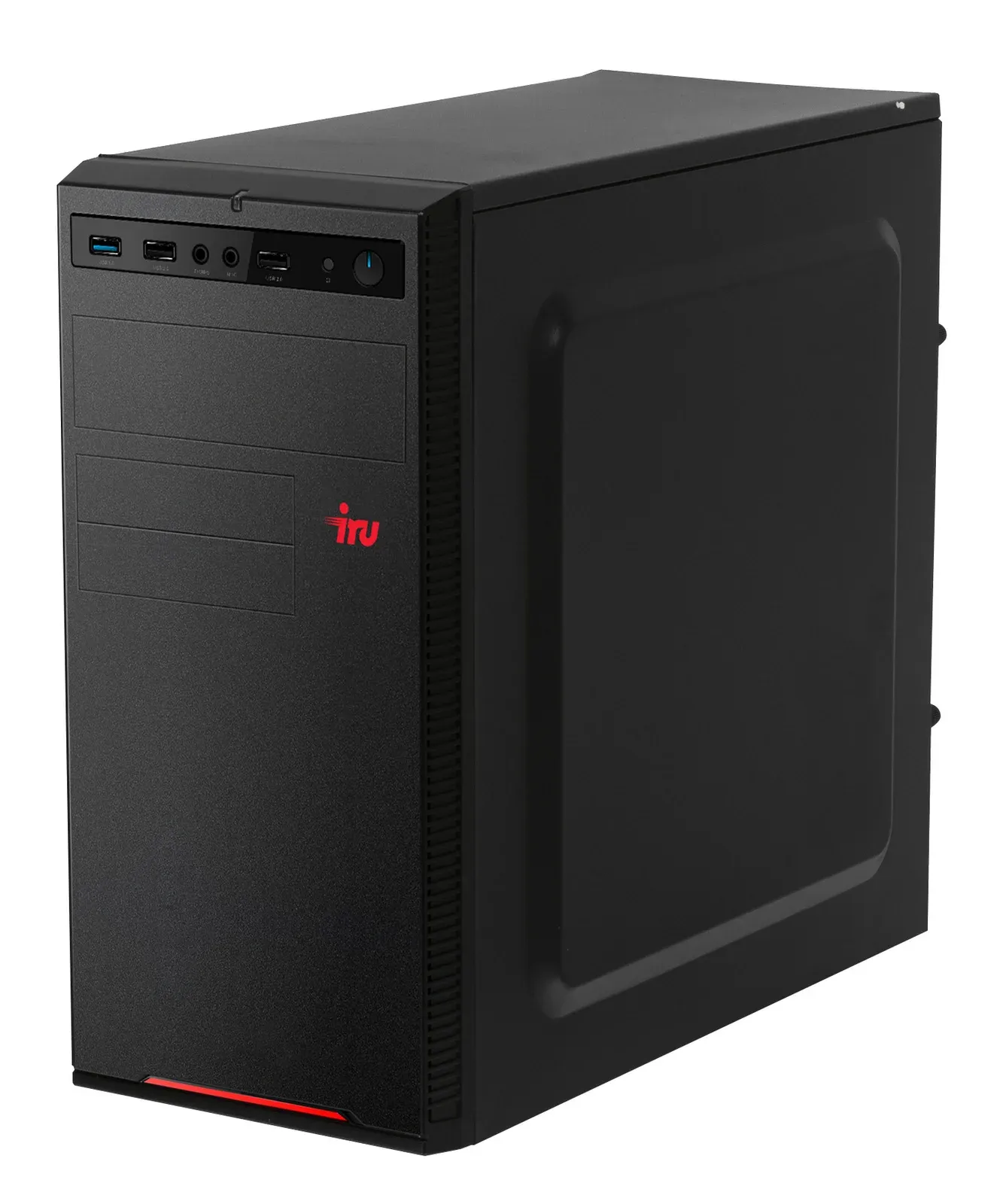 ПК IRU Home 310H5SE MT i3 10105 3.7 8Gb SSD240Gb UHDG 630 Windows 11 Pro 64 GbitEth 400W черный RUS 1927119 - фото 3