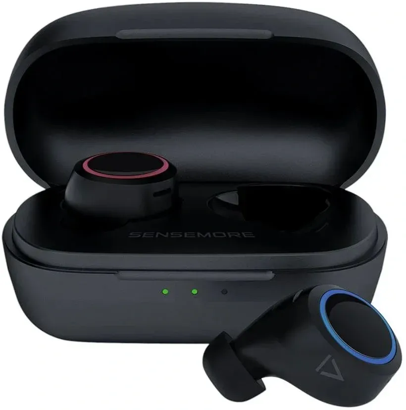 Гарнитура внутриканальные Creative Sensemore Air черный беспроводные bluetooth в ушной раковине 51EF1020AA000 - фото 3