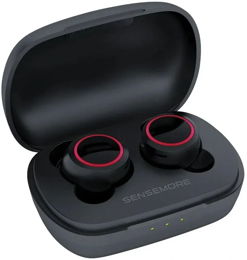 Гарнитура внутриканальные Creative Sensemore Air черный беспроводные bluetooth в ушной раковине 51EF1020AA000 - фото 4